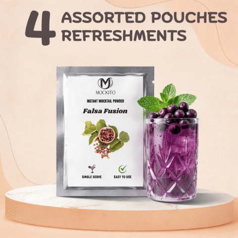 Falsa Fusion Mocktail Mixer | 4 Sachets | Refreshing Non-Alcoholic Summer Drink