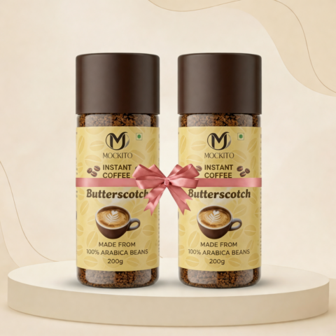 Instant Butterscotch Coffee Powder Combo (200g X 2)