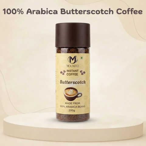 Premium Butterscotch Instant Coffee Powder – 200gm