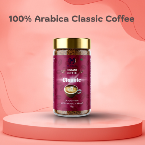 Premium Classic Instant Coffee Powder – 75gm