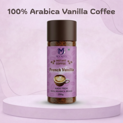 Premium Vanilla Instant Coffee Powder – 200gm