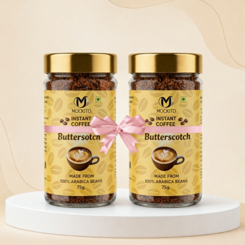 Instant Butterscotch Coffee Powder Combo (75g X 2)