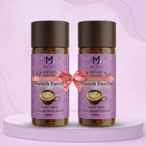 Vanilla Instant Coffee Powder Combo (200g X 2)