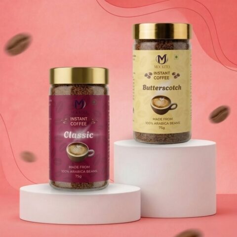 Premium Classic & Butterscotch Coffee Powder (75gm X 2)