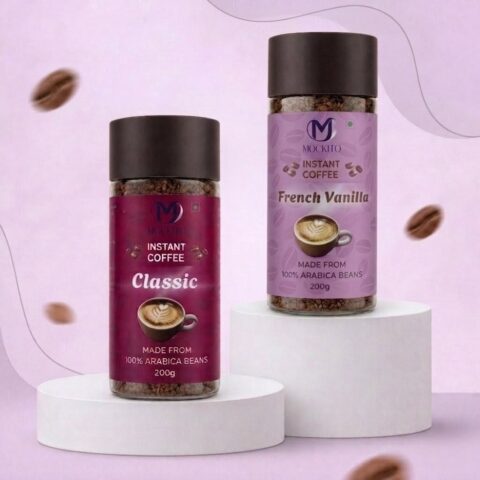 Premium Vanilla & Classic Coffee Powder (200gm X 2)